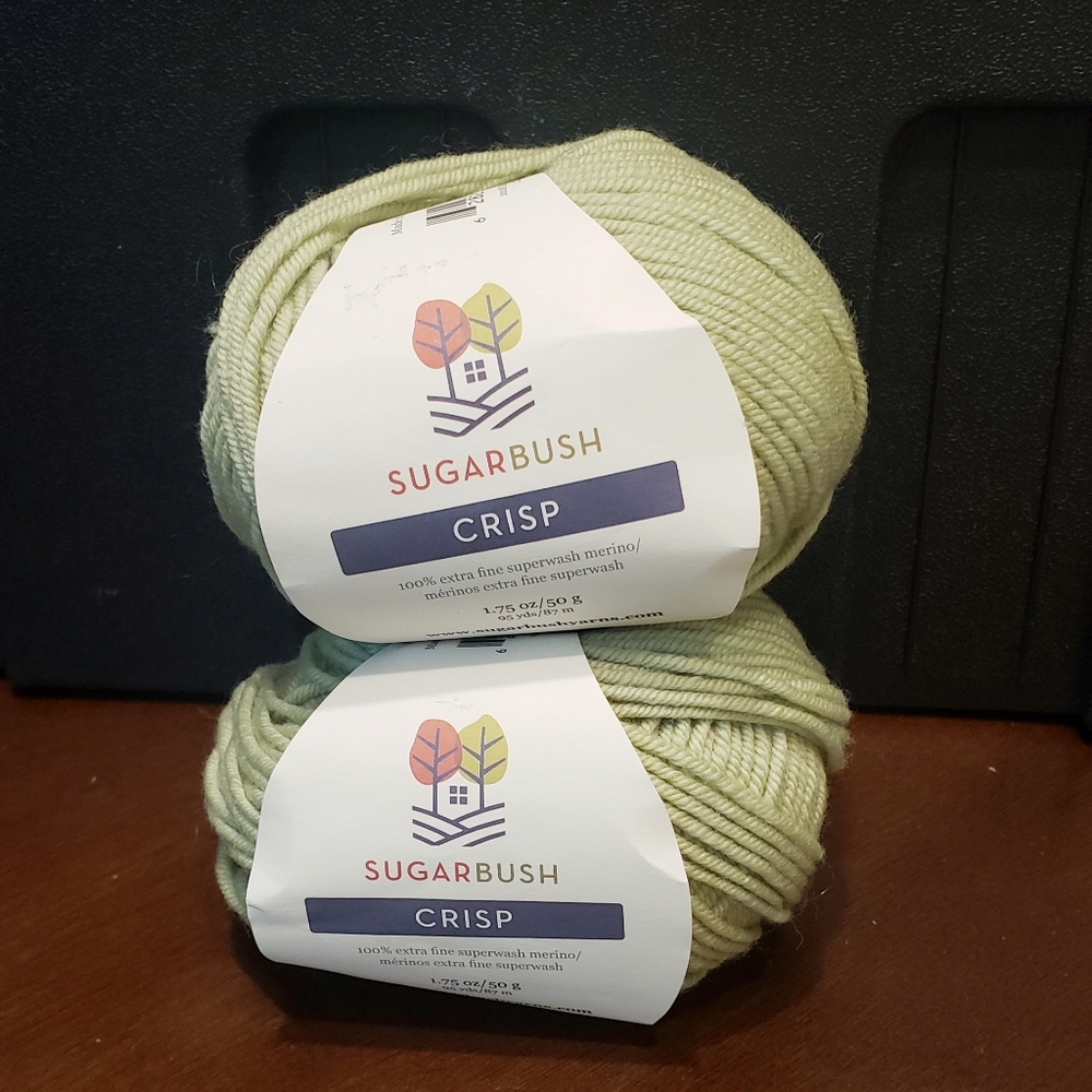 SUGAR BUSH 100% Extra Fine Superwash Merino Yarn 2sc × 1.75oz CRISP new
